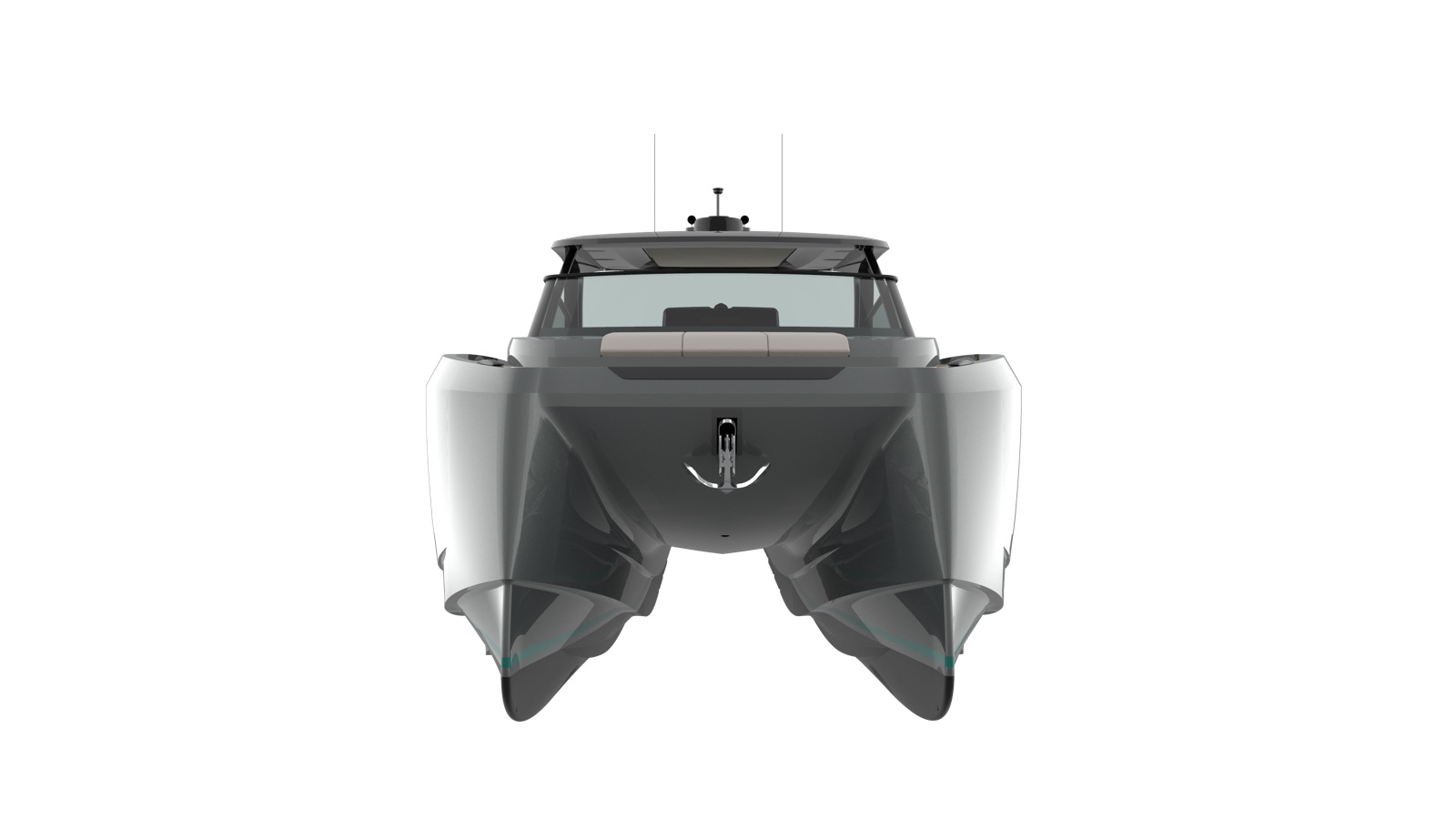 VYBE 43 teak and carbon fibre material junction