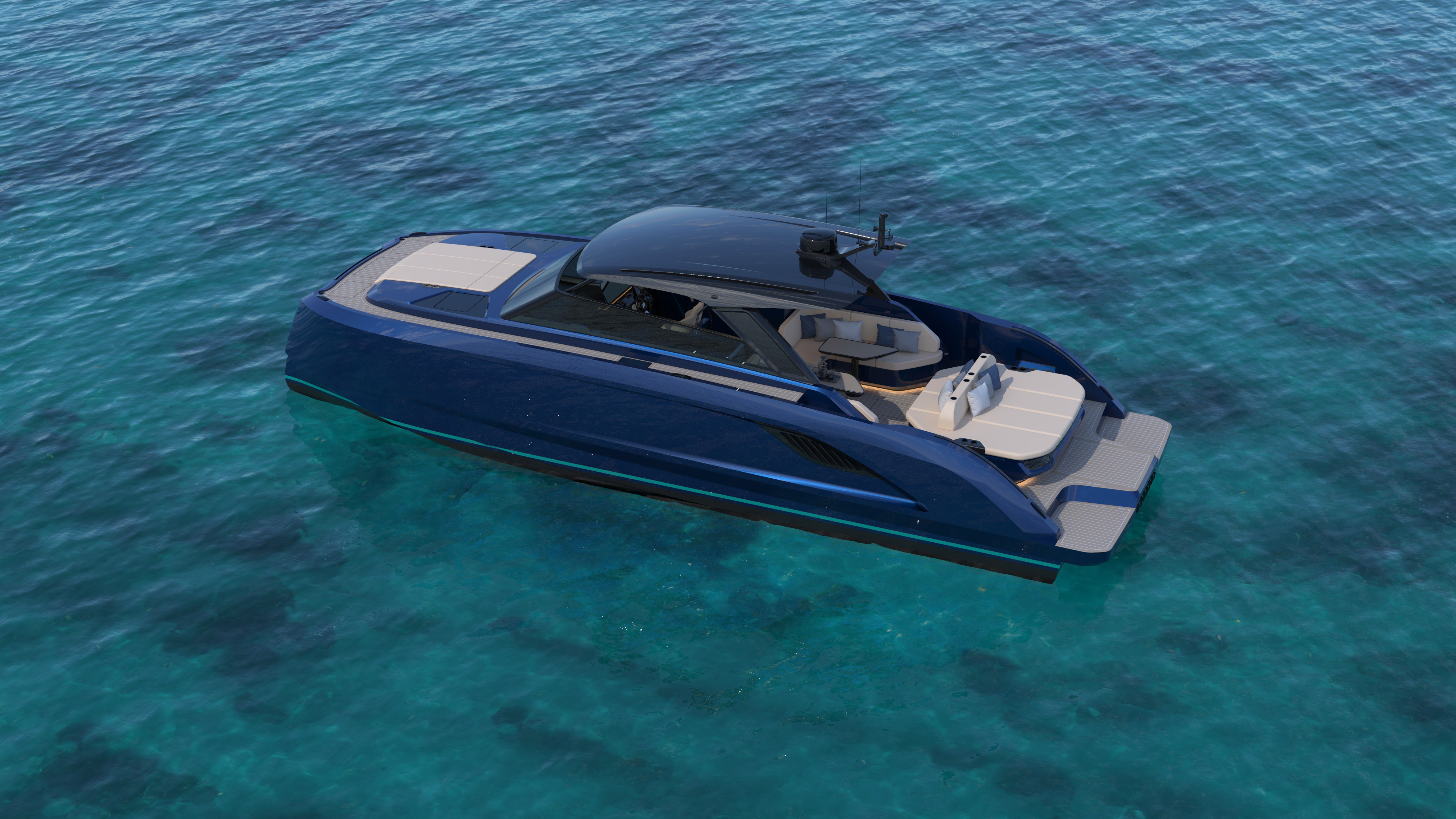 VYBE 43 bow geometry