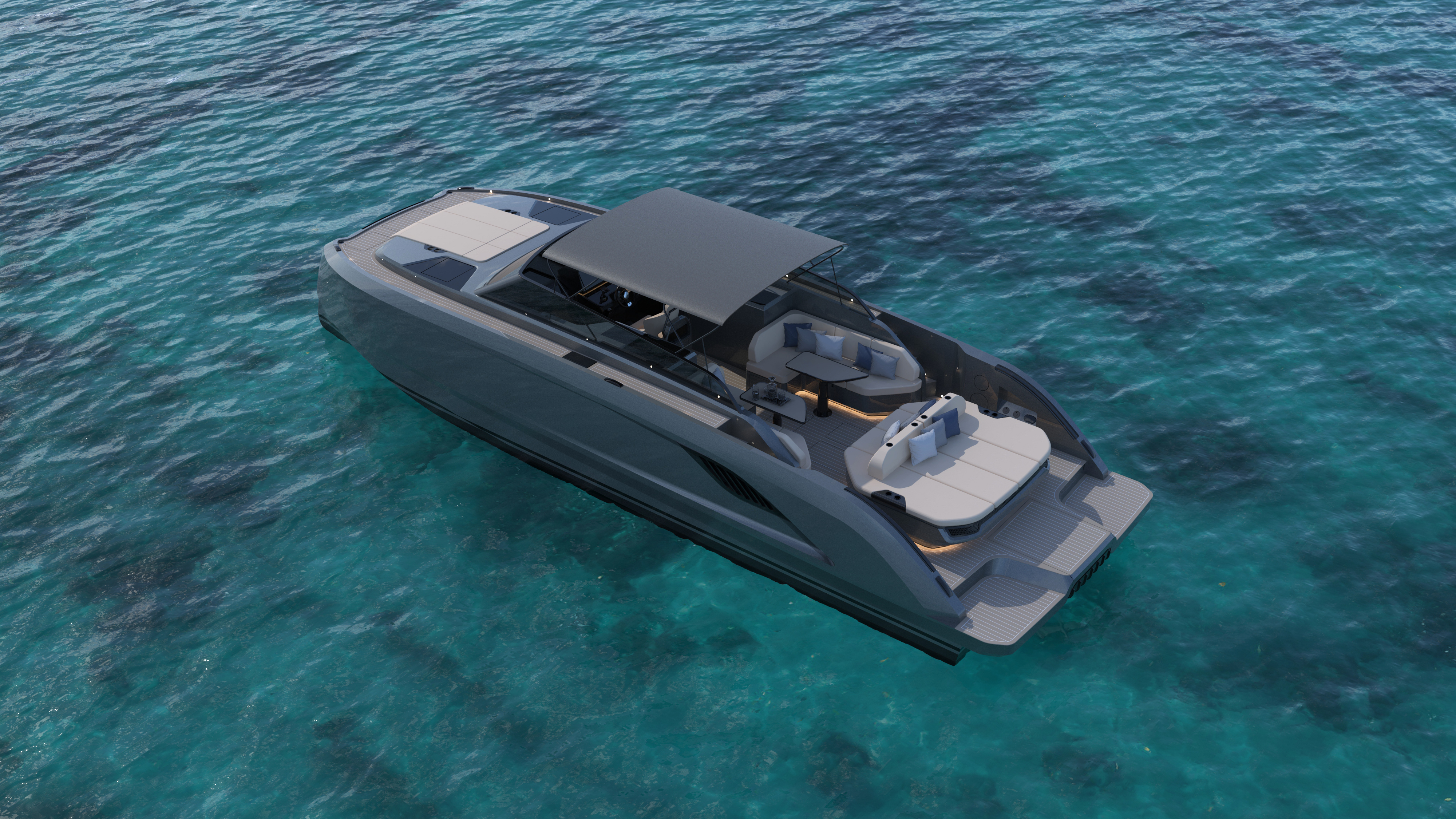 VYBE 43 stern detail